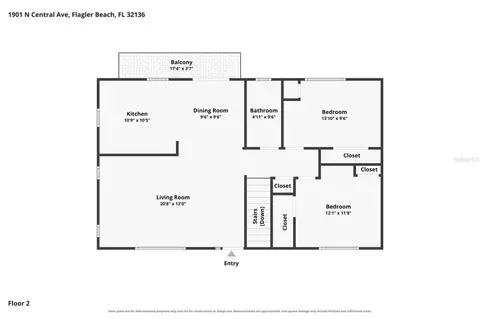 Floorplan - 1901 N Central Ave, Flagler Beach, FL 32136 photo 3 of 3