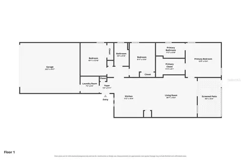 Floorplan - 8 Second Path #A & B, Palm Coast, FL 32164 photo 1 of 1