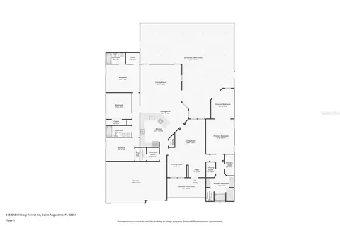 Floorplan - 448 Old Hickory Forest Rd, Saint Augustine, FL 32084 photo 1 of 1