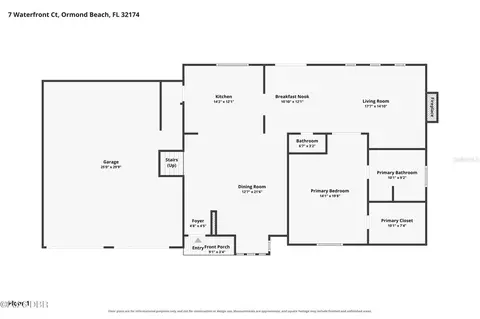 Floorplan - 7 Waterfront Ct, Ormond Beach, FL 32174 photo 2 of 3