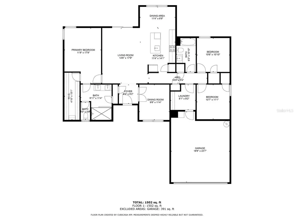 Floorplan - 8264 SW 128th Ter, Dunnellon, FL 34432 photo 1 of 1