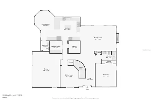 Floorplan - 36530 Lazy B Ln, Eustis, FL 32736 photo 1 of 3