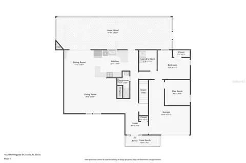 Floorplan - 1023 S Morningside Dr, Eustis, FL 32726 photo 2 of 2