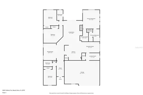 Floorplan - 30337 Gidran Ter, Mount Dora, FL 32757 photo 1 of 1