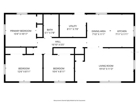 Floorplan - 1009 E Hazzard Ave, Eustis, FL 32726 photo 1 of 1
