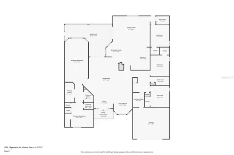 Floorplan - 1760 Edgewater Dr, Mount Dora, FL 32757 photo 1 of 1