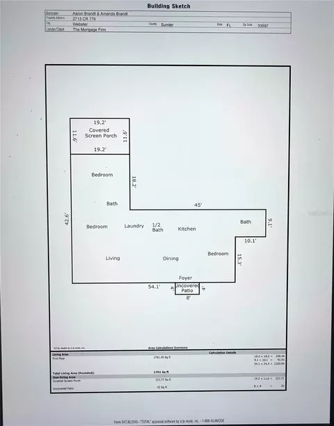 Floorplan - 2713 Cr 776, Webster, FL 33597 photo 1 of 3