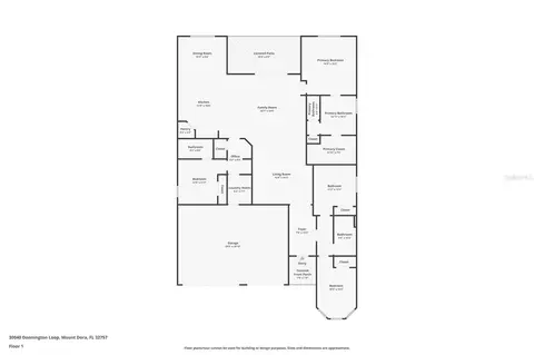 Floorplan - 30040 Donnington Loop, Mount Dora, FL 32757 photo 1 of 1