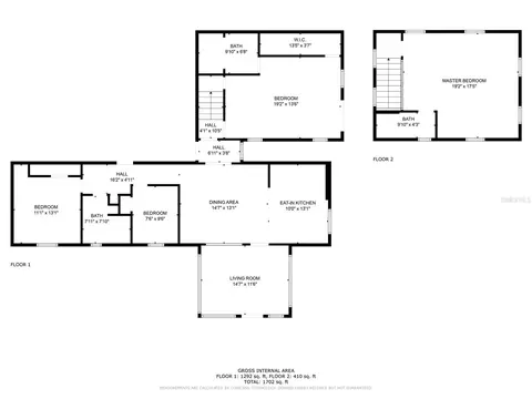 Floorplan - 112 8th St NE, Steinhatchee, FL 32359 photo 3 of 6