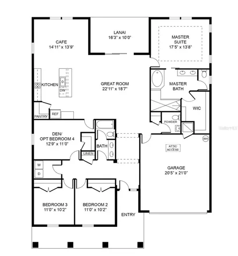 Floorplan - 30280 W Bluebell Ave, Eustis, FL 32736 photo 1 of 1