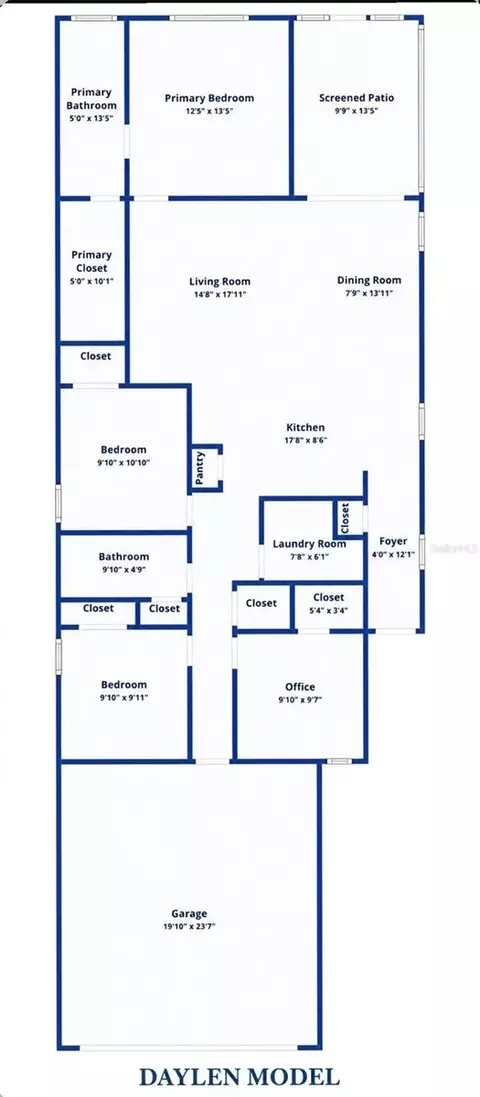 Floorplan - 8344 SW 54th Loop, Ocala, FL 34481 photo 1 of 1