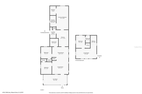 Floorplan - 418 E 10th Ave, Mount Dora, FL 32757 photo 2 of 2