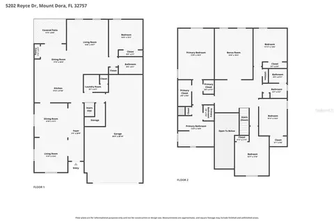 Floorplan - 5202 Royce Dr, Mount Dora, FL 32757 photo 3 of 3