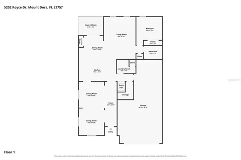 Floorplan - 5202 Royce Dr, Mount Dora, FL 32757 photo 1 of 3