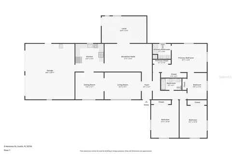 Floorplan - 5 Hermosa Dr, Eustis, FL 32726 photo 2 of 2