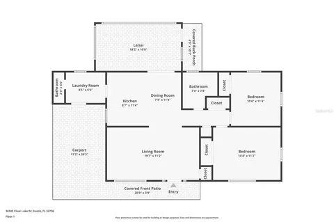 Floorplan - 36345 Clear Lake Dr, Eustis, FL 32736 photo 1 of 1
