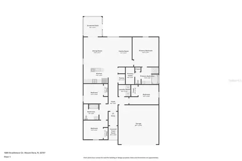 Floorplan - 1689 Strathmore Cir, Mount Dora, FL 32757 photo 1 of 1