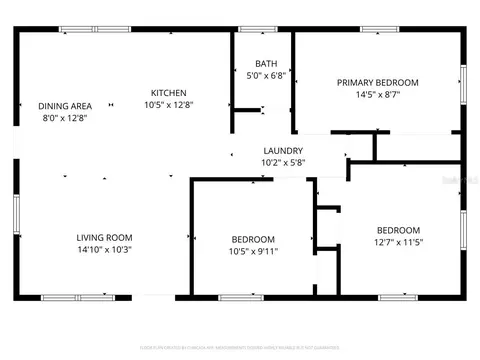 Floorplan - 517 E Main St, Bronson, FL 32621 photo 1 of 1