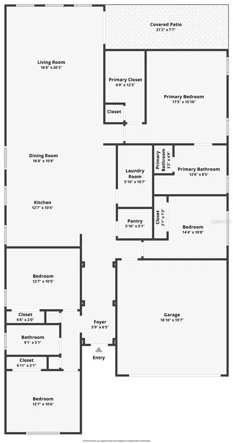 Floorplan - 3203 Dark Sky Dr, Saint Cloud, FL 34773 photo 1 of 1