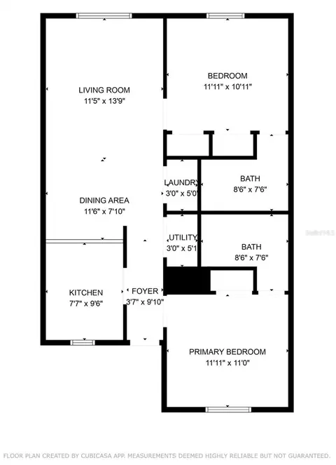 Floorplan - 83 SE 16th Ave #E202, Gainesville, FL 32601 photo 1 of 1