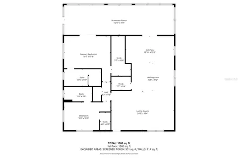 Floorplan - 2204 R E Byrd Rd, Frostproof, FL 33843 photo 1 of 1