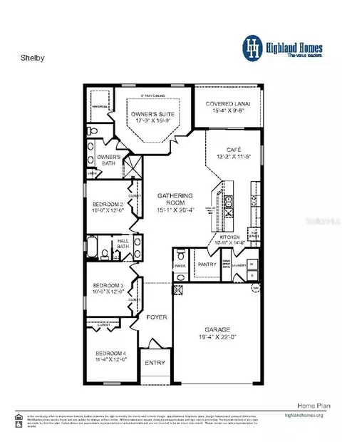 Floorplan - 5574 Buckeye Bend Dr, Saint Cloud, FL 34772 photo 1 of 1