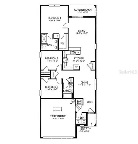 Floorplan - 156 Eagleview Loop, Davenport, FL 33837 photo 1 of 1