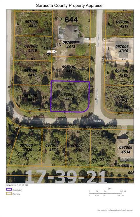 Lot 16 Blk 644 Ohio Road, North Port, FL 34291
