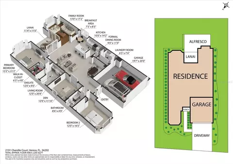 Floorplan - 2191 Chenille Ct, Venice, FL 34292 photo 1 of 1