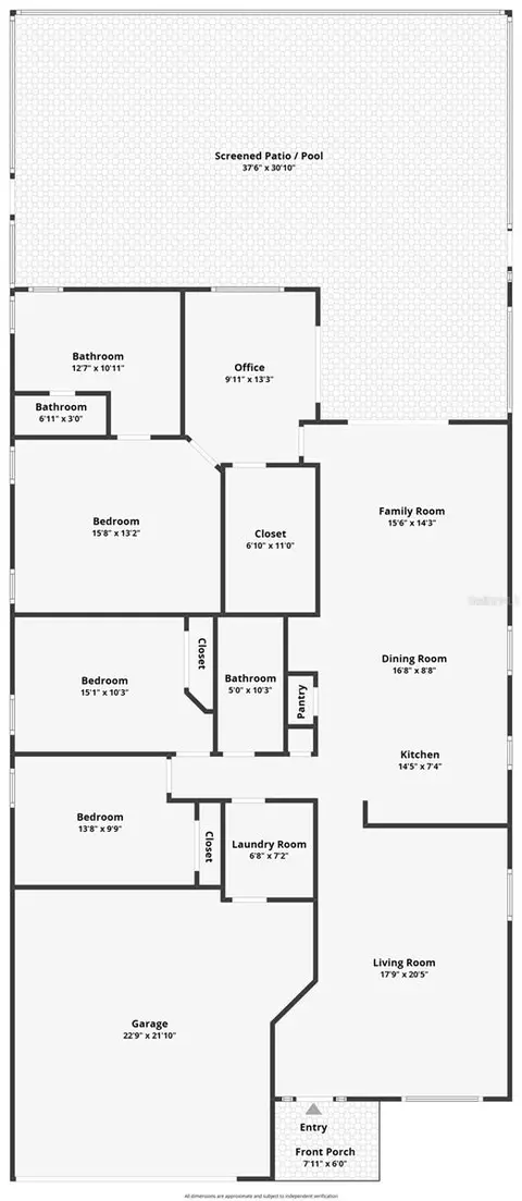Floorplan - 11603 Dancing River Dr, Venice, FL 34292 photo 1 of 1