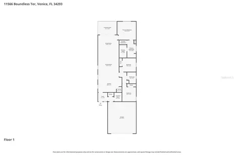 Floorplan - 11566 Boundless Ter, Venice, FL 34293 photo 1 of 1