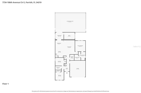 Floorplan - 7734 108th Avenue Cir E, Parrish, FL 34219 photo 1 of 1