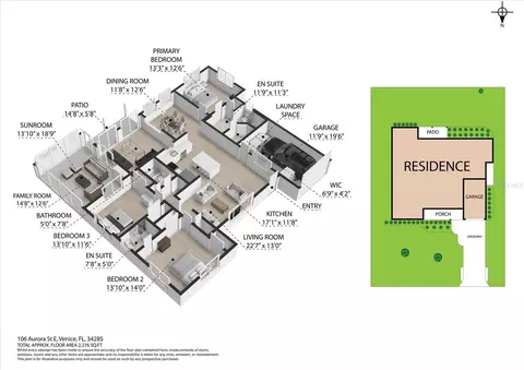 Floorplan - 106 Aurora St E, Venice, FL 34285 photo 1 of 1