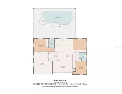 Floorplan - 895 E Baffin Dr, Venice, FL 34293 photo 1 of 1