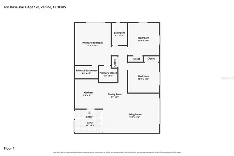 Floorplan - 460 Base Ave E #128, Venice, FL 34285 photo 1 of 1