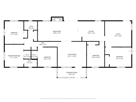 Floorplan - 2329 Lime Tree, Edgewater, FL 32141 photo 1 of 1
