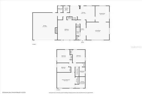 Floorplan - 20 Putnam Ave, Ormond Beach, FL 32174 photo 3 of 3