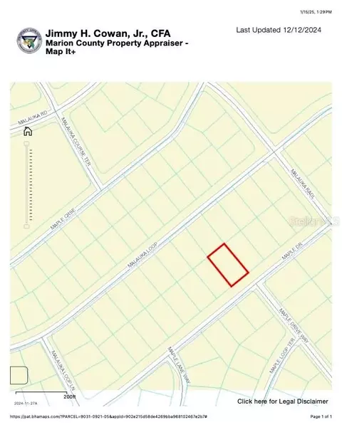 Maple Drive, Ocklawaha, FL 32179