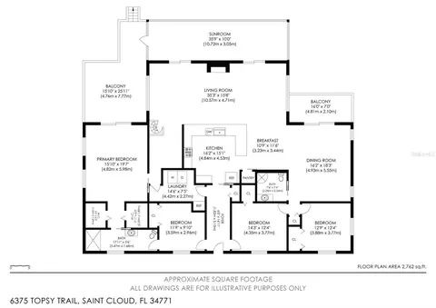 Floorplan - 6375 Topsy Trl, Saint Cloud, FL 34771 photo 1 of 2