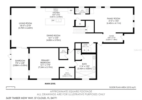 Floorplan - 5639 Timber Meadow Way, Saint Cloud, FL 34771 photo 2 of 2