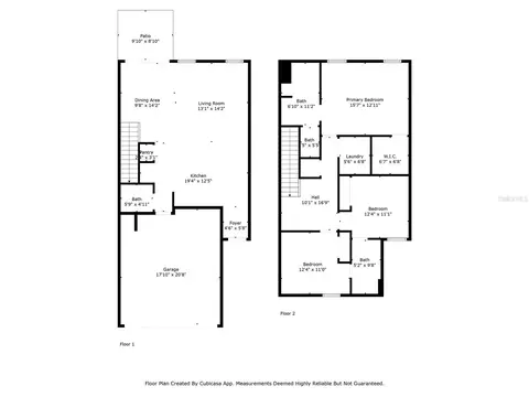 Floorplan - 1008 Desert Candle Dr, Ocoee, FL 34761 photo 3 of 3