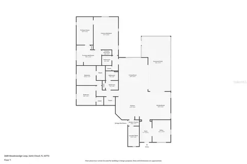 Floorplan - 2600 Meadowedge Loop, Saint Cloud, FL 34772 photo 1 of 1