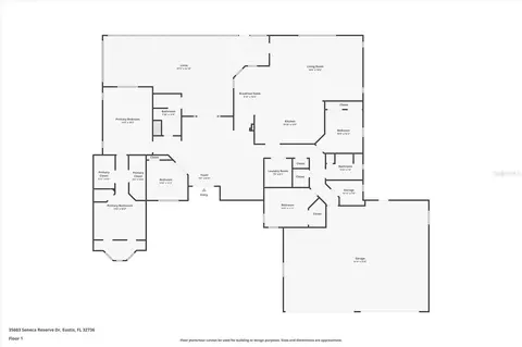 Floorplan - 35603 Seneca Reserve Dr, Eustis, FL 32736 photo 1 of 1