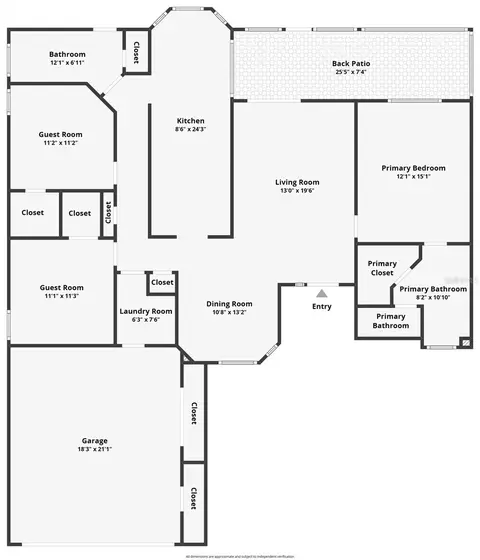 Floorplan - 2722 Maywood St, Eustis, FL 32726 photo 1 of 1