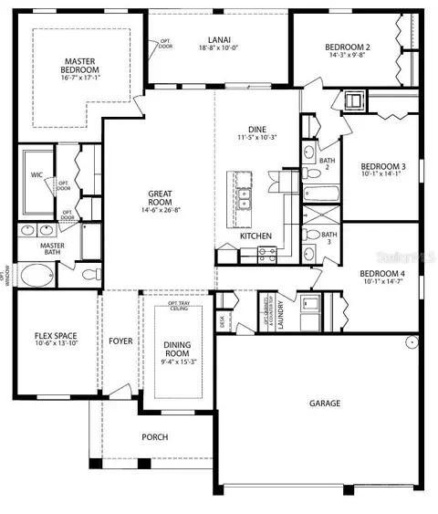 Floorplan - 2285 Pomeroy Rd, Spring Hill, FL 34609 photo 1 of 1