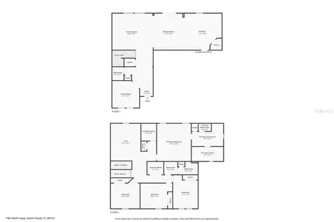 Floorplan - 730 Hitch Loop, Saint Cloud, FL 34772 photo 3 of 3