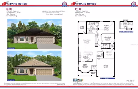 Floorplan - 7552 Bent Tree Loop, Saint Cloud, FL 34771 photo 1 of 1