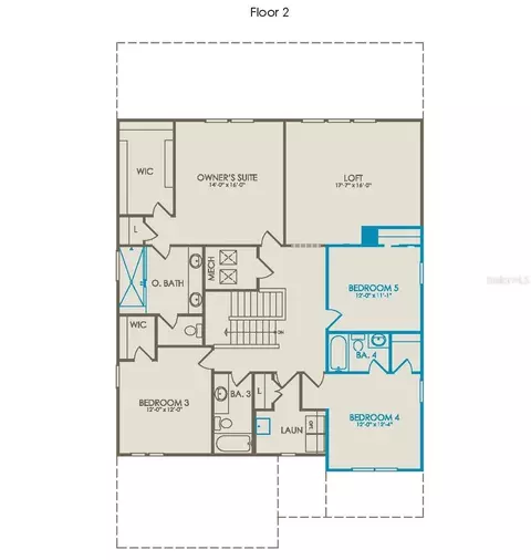 Floorplan - 5677 Cedar Chase Dr, Saint Cloud, FL 34771 photo 2 of 2
