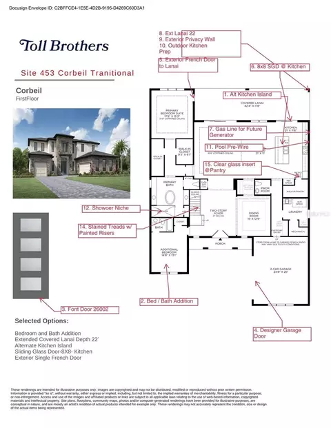 Floorplan - 17414 Pesce Loop, Montverde, FL 34756 photo 1 of 2