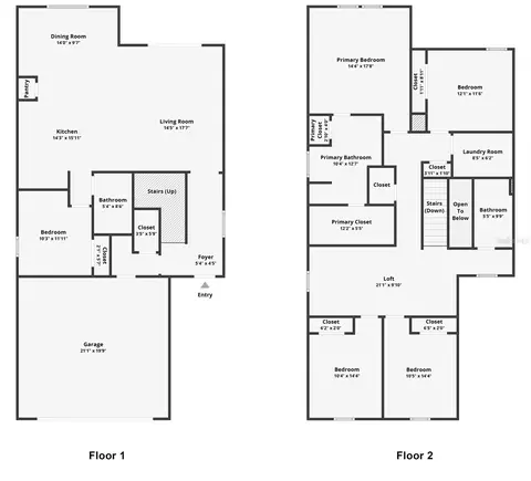 Floorplan - 7367 Catania Loop, Clermont, FL 34714 photo 1 of 3